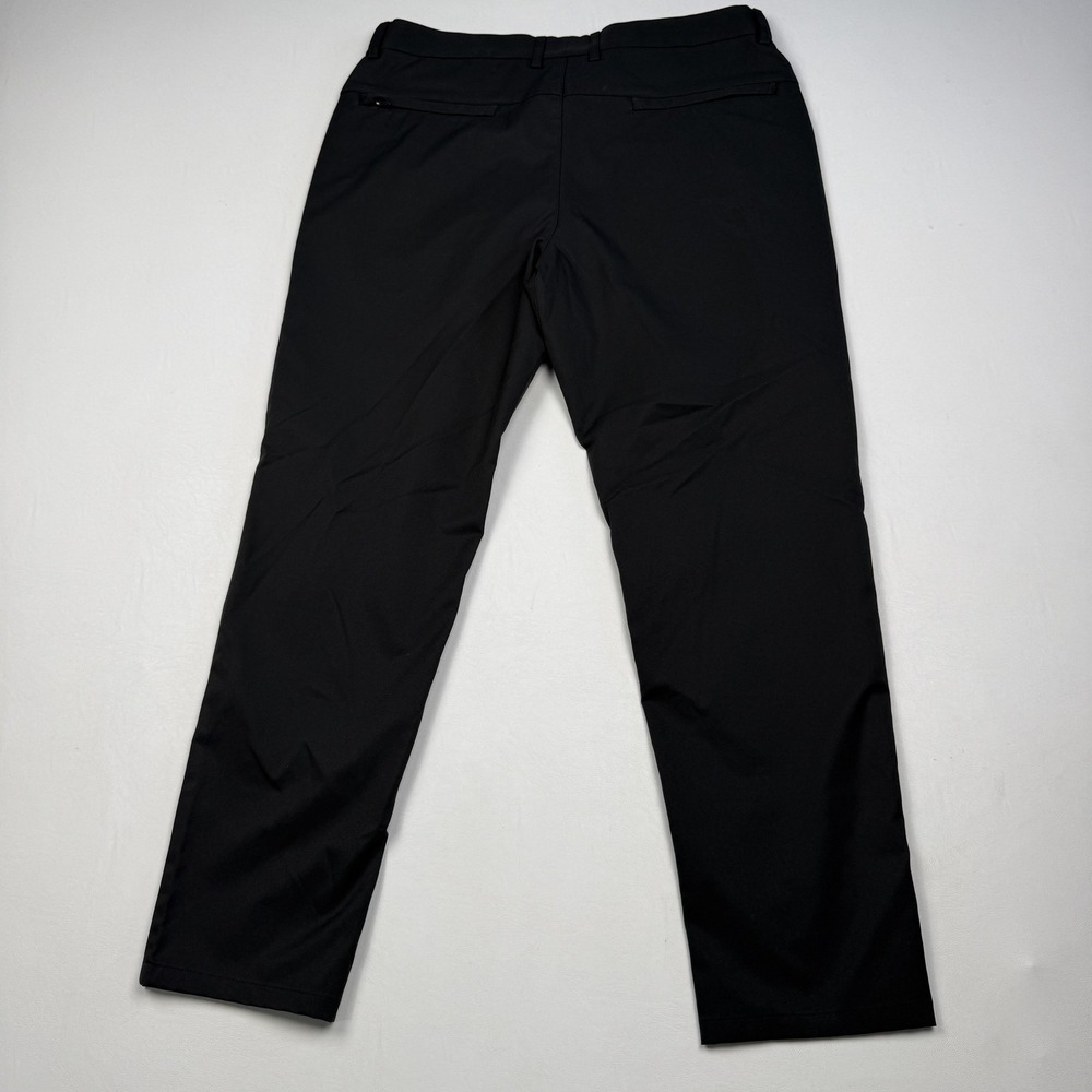 Jack Archer Pants Mens 33x28 Black Polyester Microfiber Chino Casual Travel - Picture 6 of 7